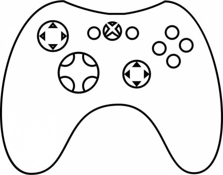 Xbox 360 Gamepad вектор