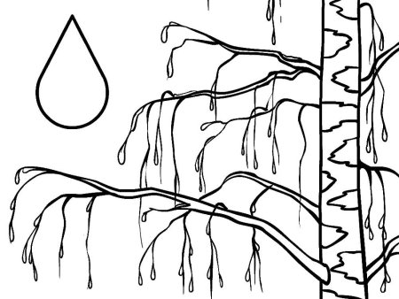 Сосульки раскраска для детей