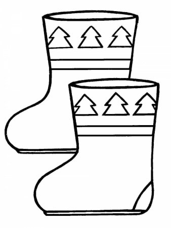 Валенки раскраска