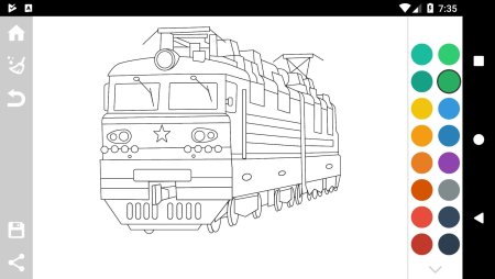 Раскраска электровозов вл80