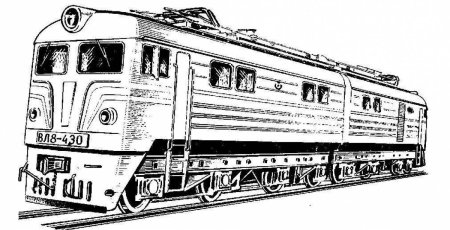 Чертёж электровоза вл8