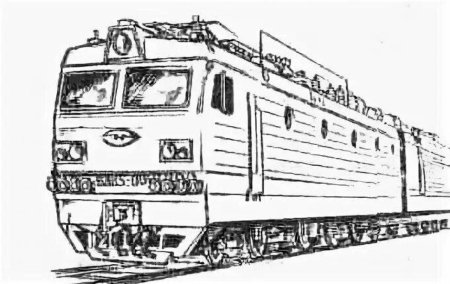 Электровоз вл80с рисунок