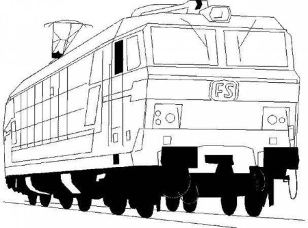 Раска поезда Локомотив электровоз