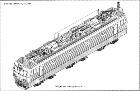 Кузов электровоза эп1