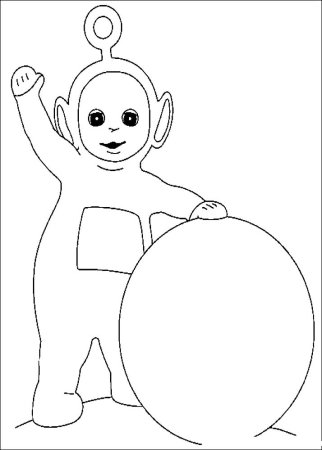 Телепузик рисунок