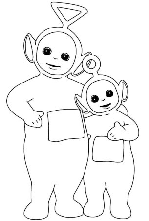 Телепузики раскраска тинки винки