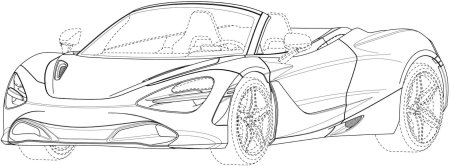 Раскраска MCLAREN 720s
