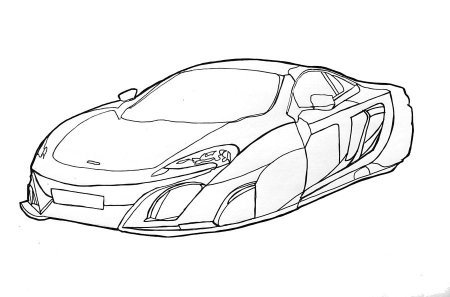 Koenigsegg Agera раскраска