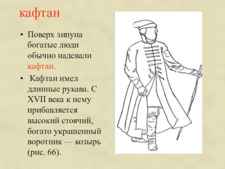 Кафтан рисунок для детей