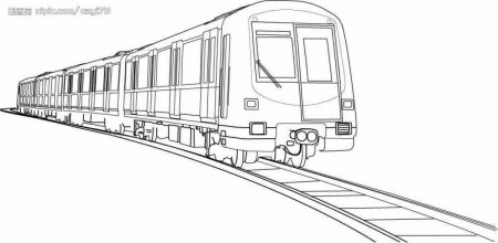 Метро раскраска для детей