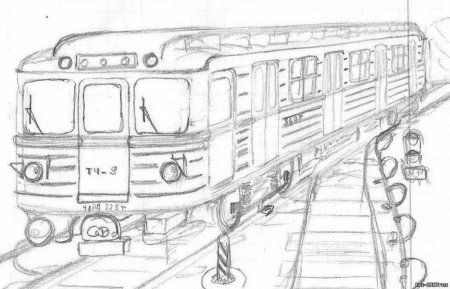 Метро раскраска для детей