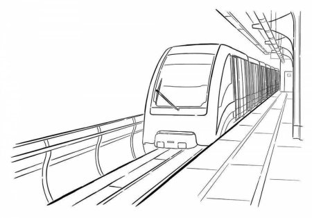 Раскраска метро