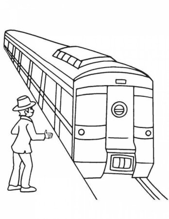 Метро раскраска для детей