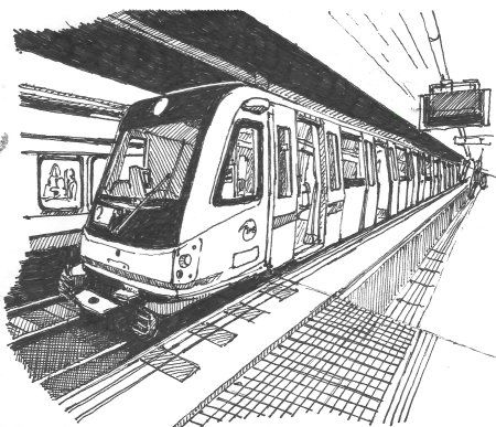 Раскраска метро