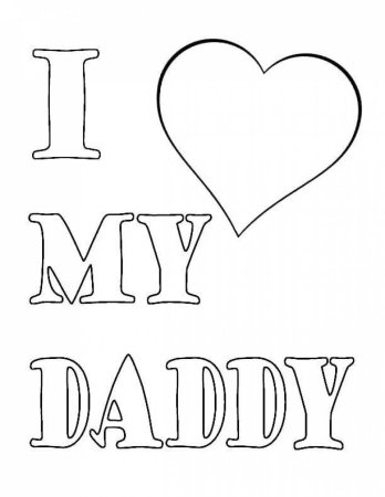 Раскраски с надписью i Love you