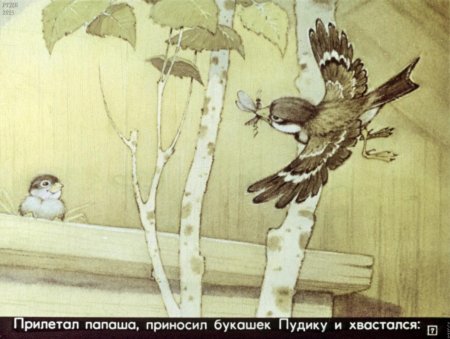 Воробьишко диафильм