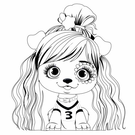 VIP Pets собачки раскраска