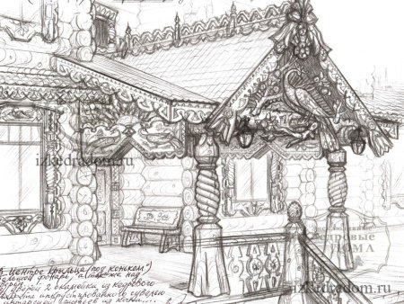 Эскиз русского Терема