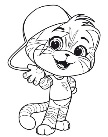 Раскраска для детей Disney Tom Jerry