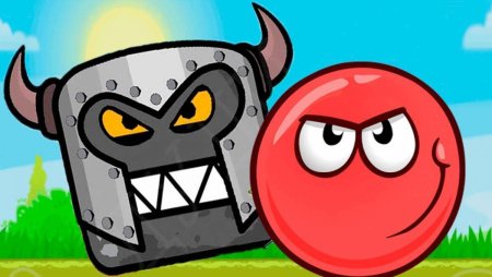 Red Ball 4 красный шар черный квадрат