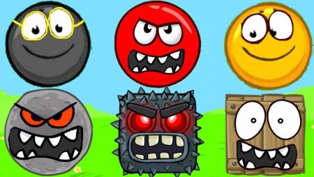 Красный шарик Red Ball 4 игры