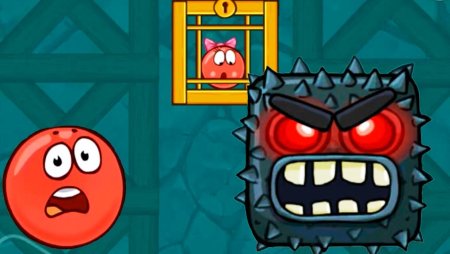 Игра Red Ball 4 подземные ходы