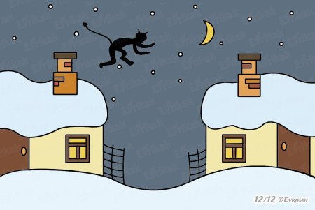 Рисунок на тему ночь перед Рождеством