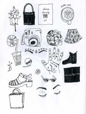 Маленькие рисунки для скетчбука