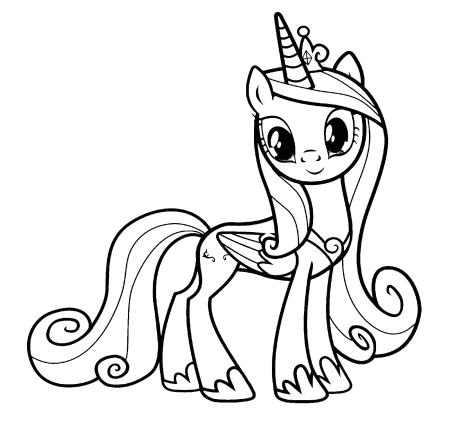 My little Pony раскраска