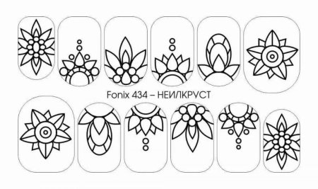 Трафареты ногтей для рисования