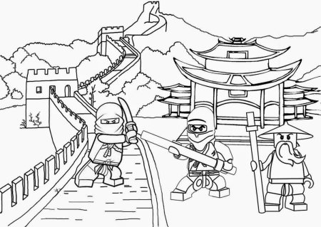 Раскраски LEGO Ninjago