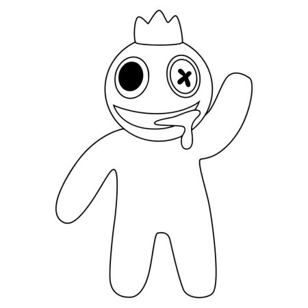 Rainbow friends раскраска