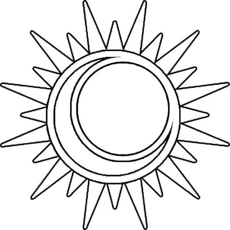 Солнце рисунок