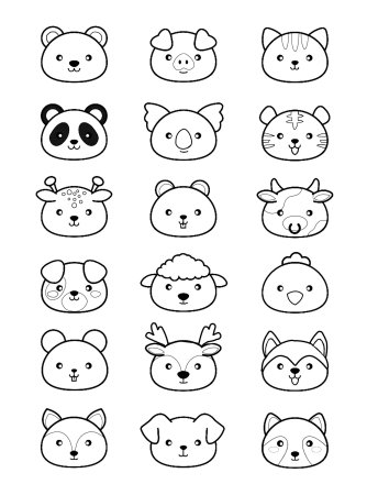 Кошка Единорожка раскраска