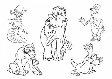 Ледниковый период герои мультфильма