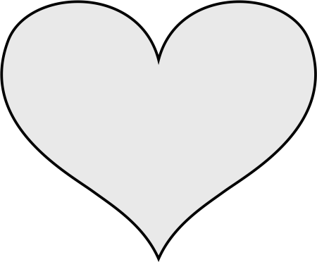 Сердце шаблон