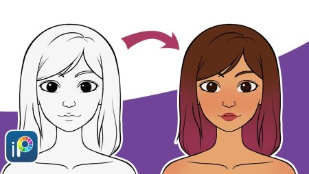Рисунки лица для Ибис паинт