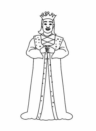 Король раскраска
