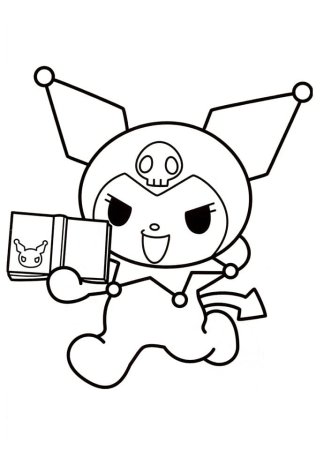Kuromi раскраска