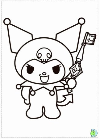 Инди КИД Kuromi раскраска