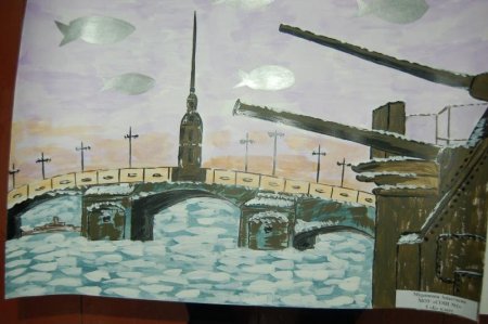 Блокада Ленинграда нарисова