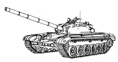 Танк т72 раскраска