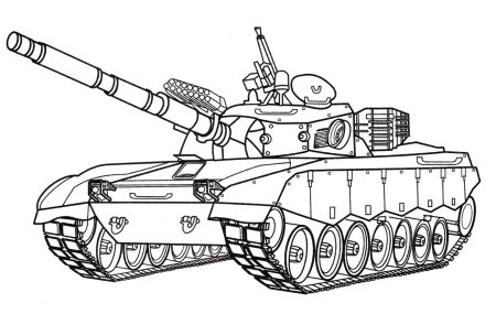 Раскраска танк т 34