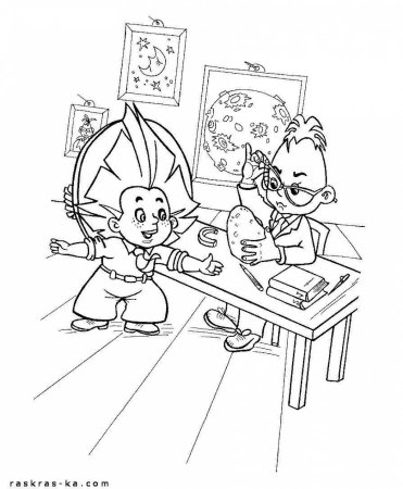 Раскраски к рассказу Носова Незнайка