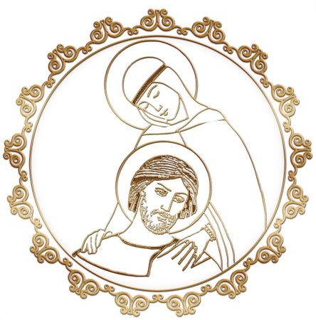 Петр и Февронья раскраска