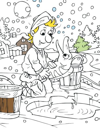 По щучьему велению рисунок