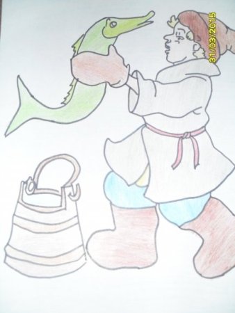 По щучьему велению рисунок для детей