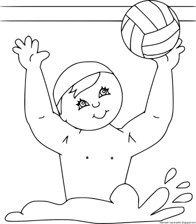 Спортивные раскраски для детей