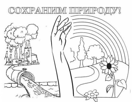 Экология раскраска