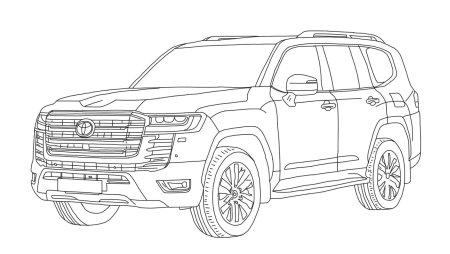 Рисунок Toyota Land Cruiser 300